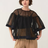 Dot Organza Blouse