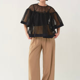 Dot Organza Blouse