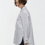 Star Embroidered Handsome Blouse