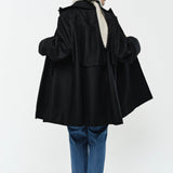 Melton Fringe Flare Coat