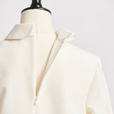 Round Collar Dress Blouse