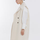 Puffy Big Collar Gilet