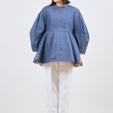 Origami Denim Blouse