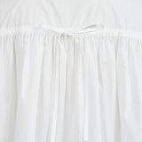 Back Ribbon Gathered Blouse
