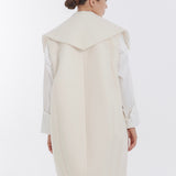 Puffy Big Collar Gilet