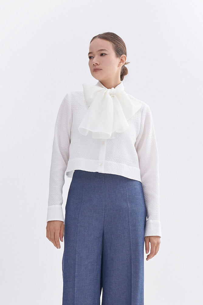 Heart Textured Short Shirt