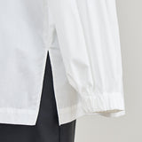 Back Ribbon Gathered Blouse