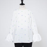(yori) Blossom Balloon Cuff Blouse