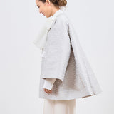 Ribbon Jacquard Tent Coat
