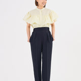 Scallop Sleeve Blouse