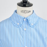 Mini Frill Stripe Shirt