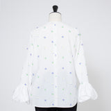 (yori) Blossom Balloon Cuff Blouse