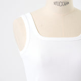 Square Ribbed Tank Top