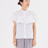 Scallop Sleeve Blouse