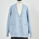Compressed Wool Knit Cardigan