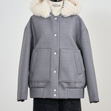 Poodle Hood Bonding Jacket