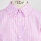 Mini Frill Stripe Shirt