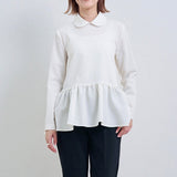Round Collar Dress Blouse