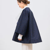 Ribbon Jacquard Tent Coat