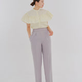 Scallop Sleeve Blouse