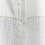 【shirocon】 Tuxedo Ribbon Blouse