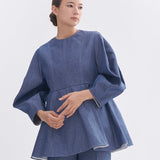 Origami Denim Blouse