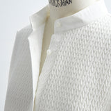 Heart Textured Short Shirt