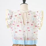 Lame Candy Color Blouse