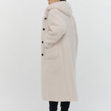 Sweet Boa Hood Long Coat