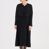 Sheer Sleeve Black Formal Set