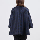 Ribbon Jacquard Tent Coat