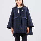 Ribbon Jacquard Tent Coat
