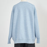 Compressed Wool Knit Cardigan
