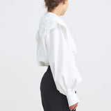 Whipped Collar Blouse