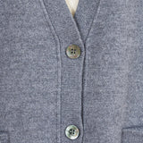 Compressed Wool Knit Cardigan