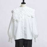 Whipped Collar Blouse