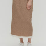 【yori】Layered Lame Skirt