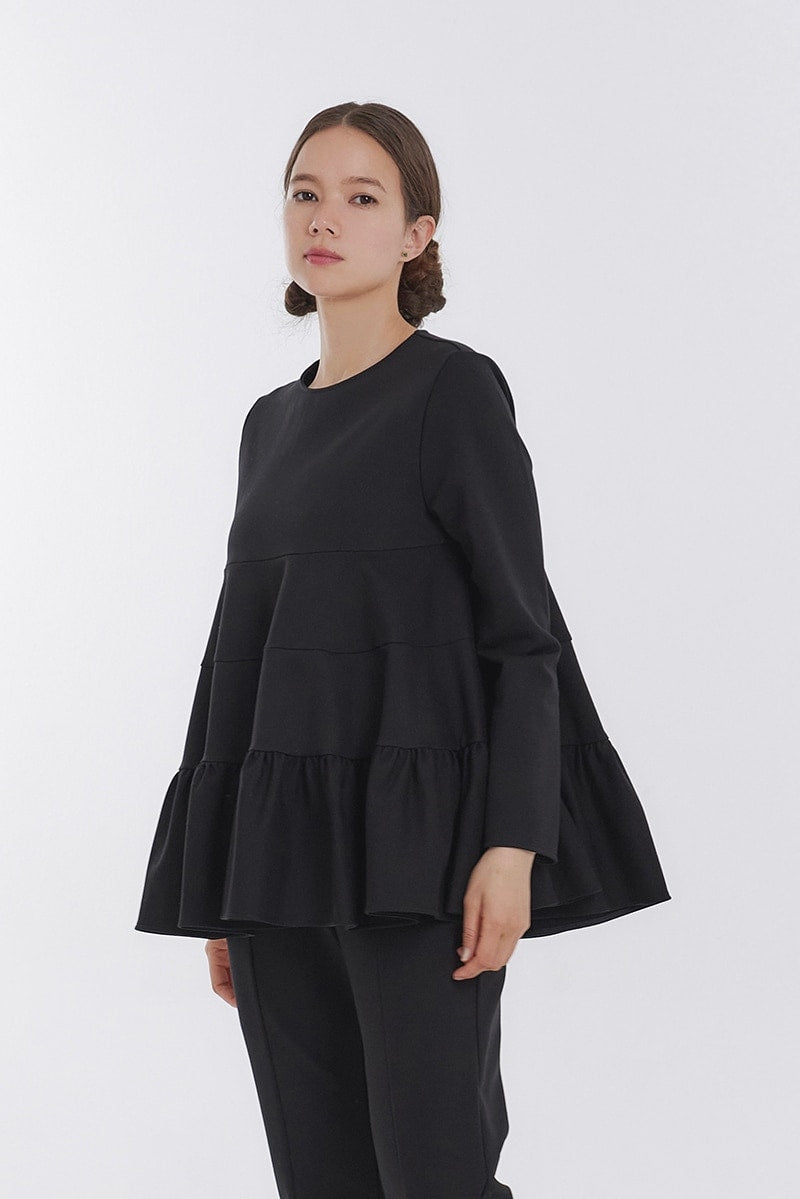 Tiered Frill Blouse
