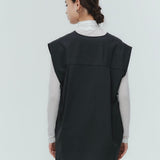 V-neck Ribbon Gilet