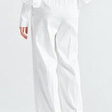Winter Satin Wide Pants