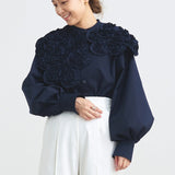 Whipped Collar Blouse