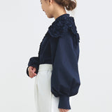 Whipped Collar Blouse