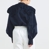Whipped Collar Blouse