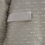Ribbon Jacquard Tent Coat