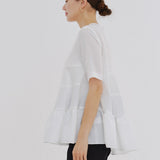 Silky Tiered Blouse