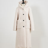 Sweet Boa Hood Long Coat