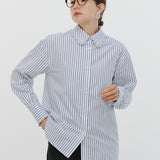 Mini Frill Stripe Shirt