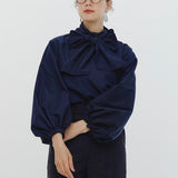 Ribbon Puff Blouse