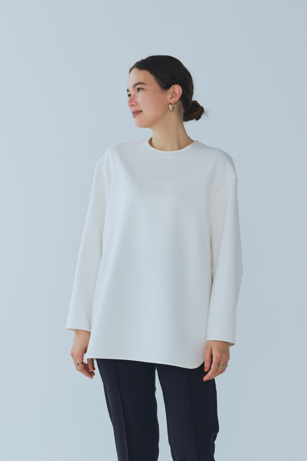 Double Cloth Tee Blouse