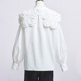 Whipped Collar Blouse